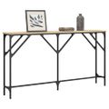 vidaXL Konzolový stolík dub sonoma 140x23x75 cm kompozitné drevo