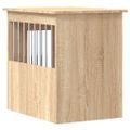 vidaXL Nábytková prepravka pre psa dub sonoma 45x62x59 cm kompoz.drevo