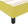 vidaXL Posteľný rám s boxspringom zelená 160x200 cm látka