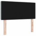 vidaXL LED hlavová doska s LED pásikmi Tmavo šedá 90 cm Zamat
