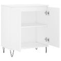 vidaXL Komoda biela 60x35x70 cm spracované drevo
