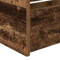 vidaXL Ležadlo so zásuvkou Staré drevo 90 x 190 cm Kompozitné drevo