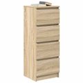 vidaXL Komoda dub sonoma 37,5x35x99 cm spracované drevo