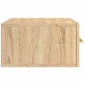 vidaXL Nástenné nočné stolíky 2 ks dub sonoma 35x35x20 cm