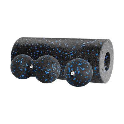 Masážna sada REBEL ACTIVE RBA-3054-S3, čiernomodrá, materiál EPP