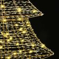 vidaXL Vianočný stromček 160 LED Teplá biela 151 cm PET