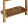 vidaXL Rebríková polica z mangovníkového dreva hnedá 75x37x205 cm
