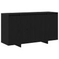 vidaXL Servírovacia skriňa Čierny dub 135 x 41 x 75 cm