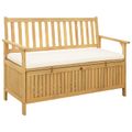 vidaXL Úložná lavička 2 -Seater 120 x 63 x 84 cm Obdĺžnikový