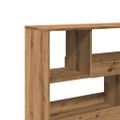vidaXL Knižnica/deliaca stena dub artisan 100x33x94,5 cm