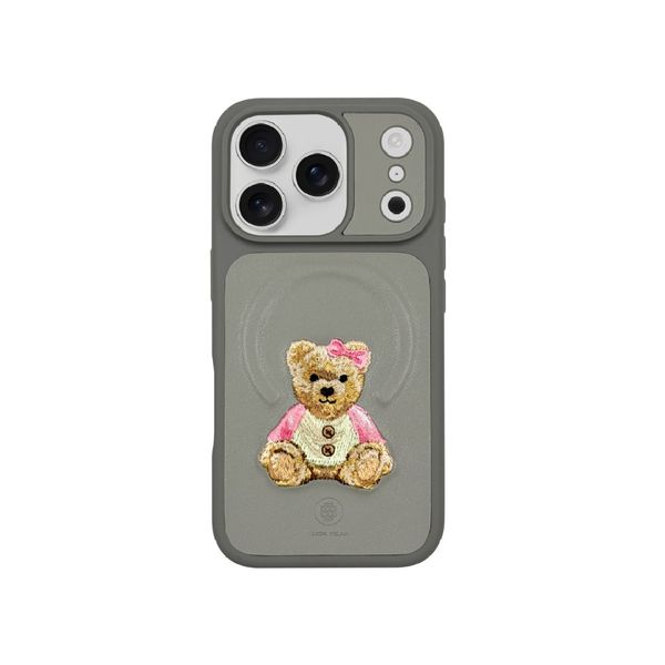 Zuck Bear Everley Magsafe pre iPhone 17 Pro Grey TTT