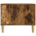 vidaXL Konferenčný stolík Dymový dub 90 x 50 x 40 cm Kompozitné drevo