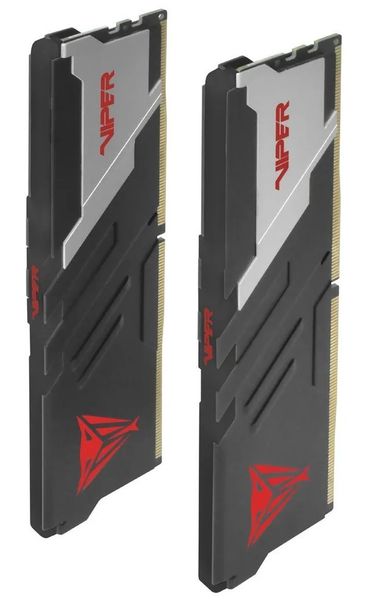 Patriot Viper Venom/DDR5/64GB/6000MHz/CL36/2x32GB/Black Operacní pamet, DDR5, 64GB (2× 32GB kit), 6000MHz, CL36, s chladicem, cerno-šedá