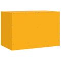 vidaXL TV skrinky 2 ks horčicovo-žlté 67x39x44 cm oceľ