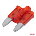 Autopoistky nožové mini s LED diódou 10 ks AMiO-04340