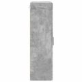 vidaXL Drevená skrinka Betónová šedá Kompozitné drevo