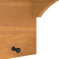 vidaXL Nástenný vešiak na kabáty SANDNES 87x30x42 cm borovicový masív