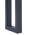 vidaXL Konzolový stolík z akáciového dreva a železa sivý 115x35x76 cm