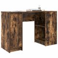 vidaXL Stôl dymový dub 120x42x76 cm kompozitné drevo