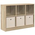 vidaXL Servírovacia skriňa Sonoma dub 88,5 x 27,5 x 63,5 cm
