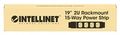 Intellinet 19" 2U Rackmount 15-Way Power Strip - German Type, rozvodný panel, 15x DE zásuvka, 3 m kábel