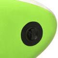 vidaXL Nafukovací Stand Up Paddleboard 305x76x15 cm zelený