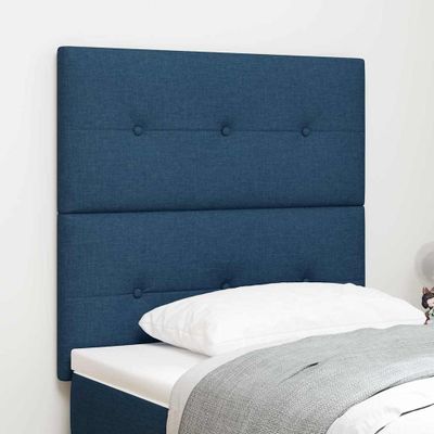vidaXL Výškovo nastaviteľný čelový panel Modrá 90 cm látka
