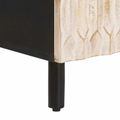 vidaXL TV skrinka Biele umývanie dokončenie 105 x 33 x 46 cm