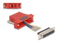 D-Sub 25 pin female to RJ12 female Assem