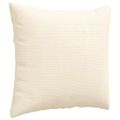 vidaXL Vankúše na pohovku 2 pcs Krémová 50 x 50 cm Kordúrová tkanina