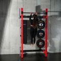 Multifunkčný skladací posilňovací stojan - Power Rack HMS KLT34 červený
