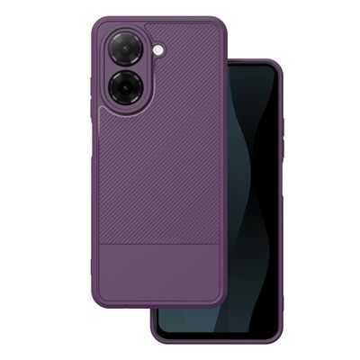 Jednoduché karbónové puzdro pre Xiaomi Redmi A5 Global (173,45 x 79,35 x 8,45) fialové