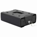vidaXL Trezor do auta so zámkom Čierna 22 x 16 x 7 cm Oceľ