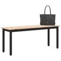 vidaXL lavička Prírodná 110 x 35 x 45 cm Masívne borovicové drevo