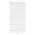 vidaXL plisovaná roleta biela 105x200 cm šírka látky 104,4 cm