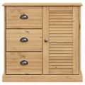 vidaXL Komoda so zásuvkami VIGO 78x40x75 cm borovicový masív