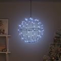 vidaXL Lopta 120 LED Studená biela 40,5 x 40,5 x 42 cm Kov