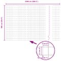 vidaXL Euro plot 1 x 25 m Železo potiahnuté PVC