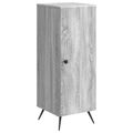 vidaXL Servírovacia skriňa Sivá sonoma 33 x 34,5 x 90 cm