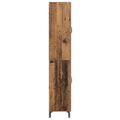 vidaXL Highboard Staré drevo 69,5 x 34 x 180 cm Kompozitné drevo