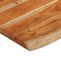vidaXL Kúpeľňová doska 80x60x2,5 cm obdĺžniková akáciový masív