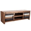 vidaXL TV stolík, akáciový masív 120x35x40 cm