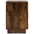 vidaXL Nočný stolík Dymový dub 33,5 x 34,5 x 50 cm Kompozitné drevo