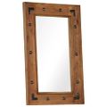 vidaXL Zrkadlo z masívneho akáciového dreva 50x80 cm
