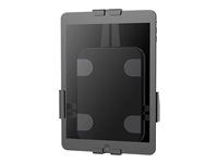 Montážna sada (montáž na stenu) - pre tablet - uzamykateľný - oceľ - čierna - veľkosť obrazovky: 7.9" - 11" - montážne rozhranie: 100 x 100 mm