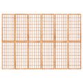 vidaXL Skladací paraván so 6 panelmi japonský štýl 240x170 cm