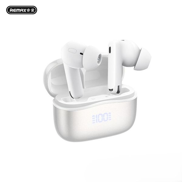 Remax bluetooth headphones tws JZ01 5.4 anc enc white