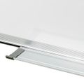 vidaXL Magnetická tabuľa stierateľná za sucha biela 70x50 cm oceľ