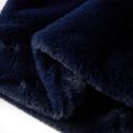vidaXL Detský kabát umelá kožušina námornícky 128