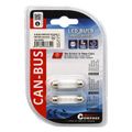 Žiarovka 6 LED SMD 12V suf.10X39 SV8.5 NEW-CAN-BUS modrá 2 ks